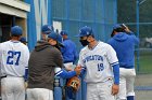 Baseball vs CGA  Wheaton College Baseball vs Coast Guard Academy during game one of the NEWMAC semi-finals playoffs. - (Photo by Keith Nordstrom) : Wheaton, baseball, NEWMAC